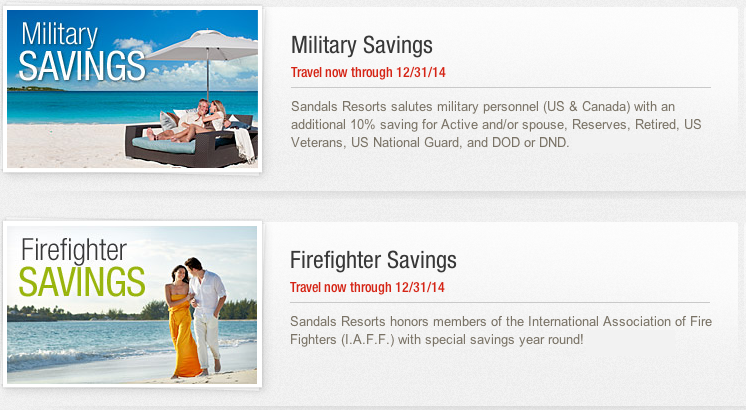 Military & Firefighter Savings